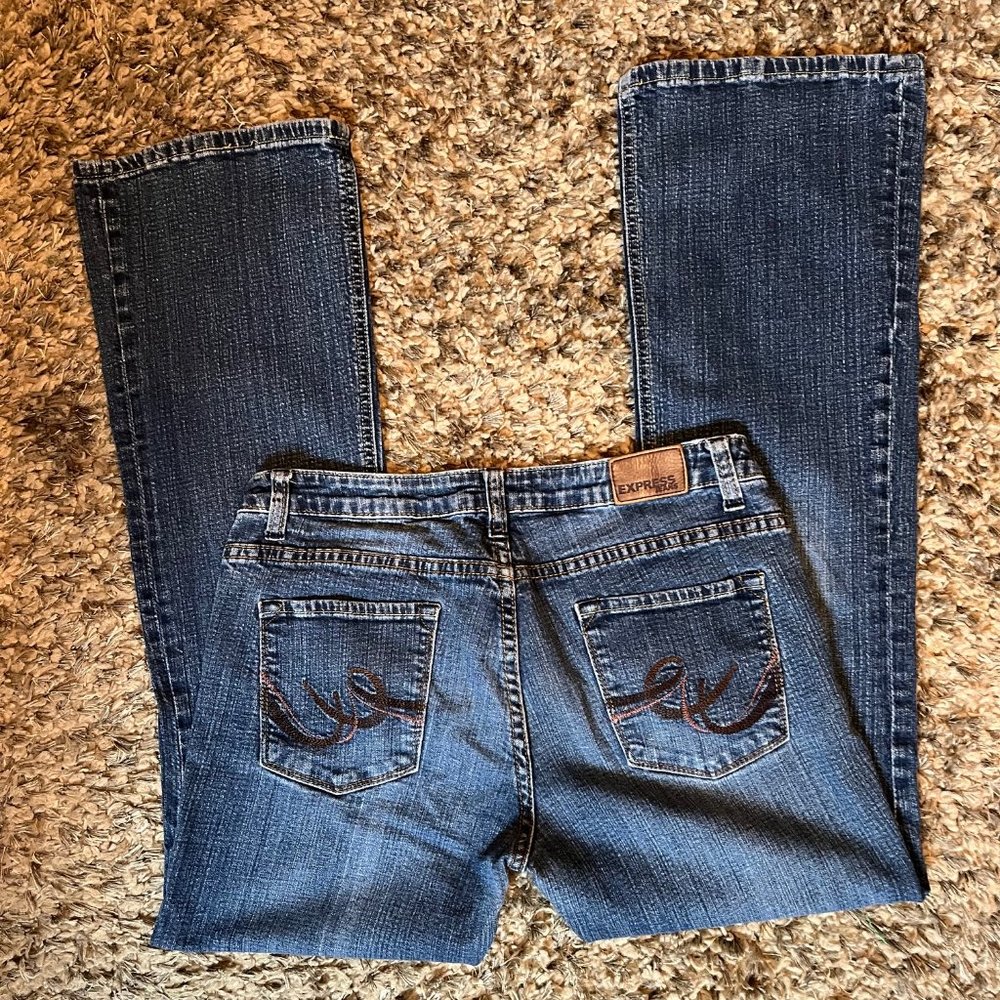 EXPRESS Mid-rise EVA Bootcut Size 8 Jeans
